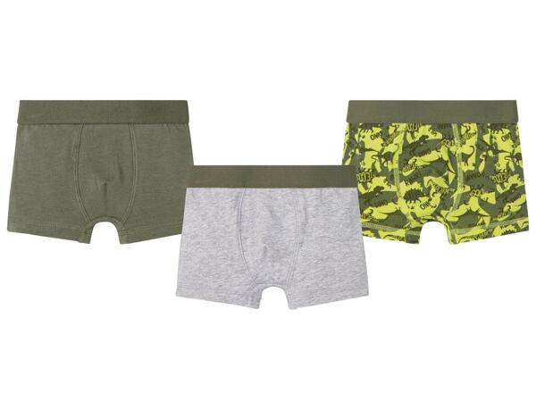 Boys' boxers, 3 pieces