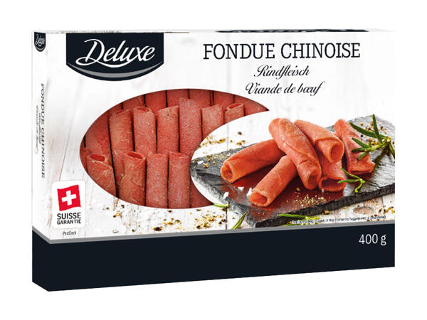 Fondue chinoise de viande de bœuf XXL