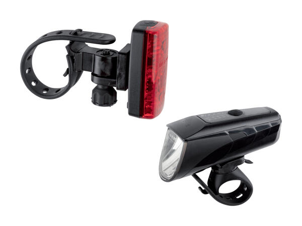 Kit di luci LED per bicicletta, da 2 pezzi