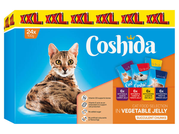 COSHIDA Katzennassnahrung 24 x 100 g