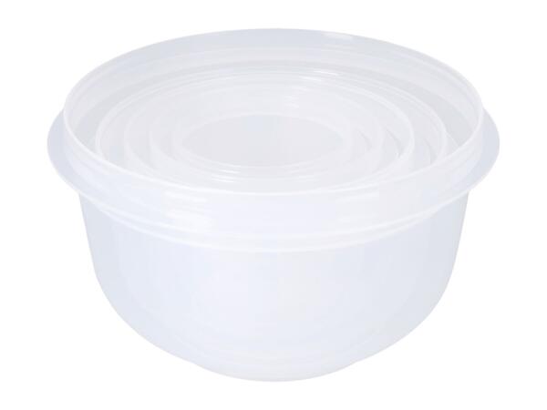 Silvercrest Round Food Storage Container Set - 5 Pieces