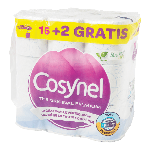 COSYNEL(R) 				Papier toilette, 18 pcs