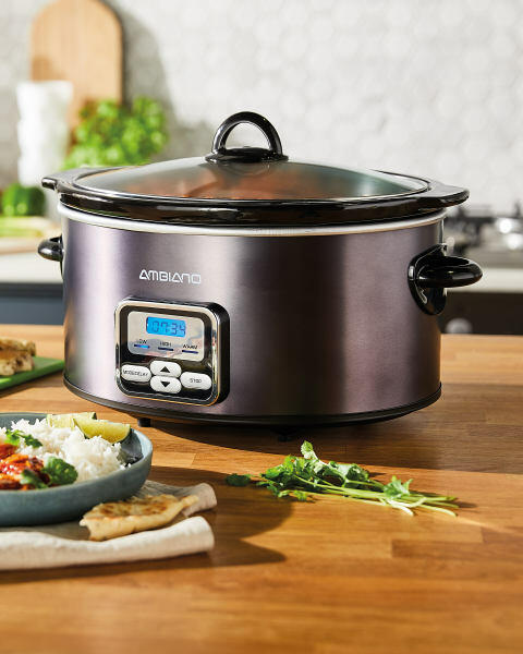 Gunmetal Grey Digital Slow Cooker