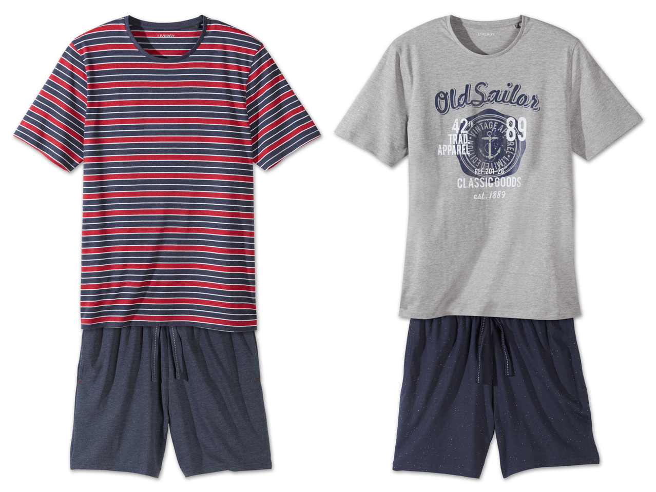 LIVERGY(R) Herren Shorty-Pyjama1