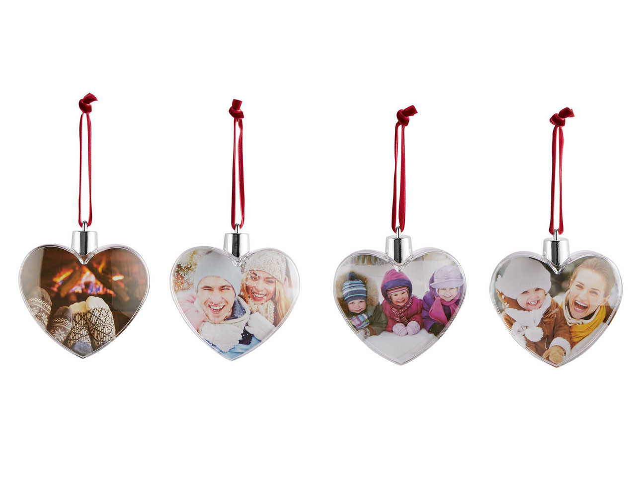 Photo Baubles, 4 pieces