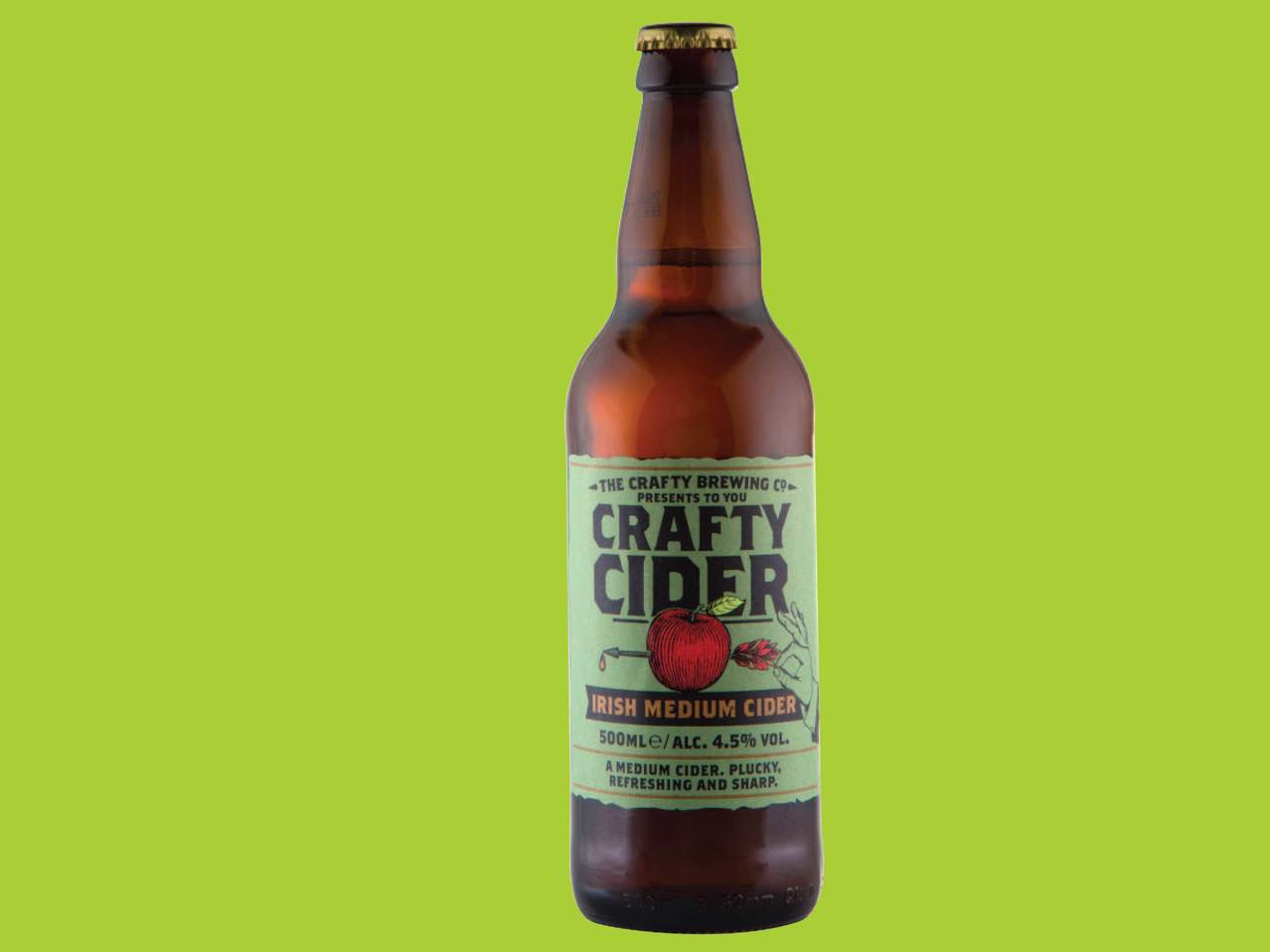 THE CRAFTY BREWING COMPANY(R) Medium Apple Cider