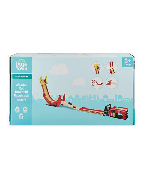 Wooden Downhill Racetrack