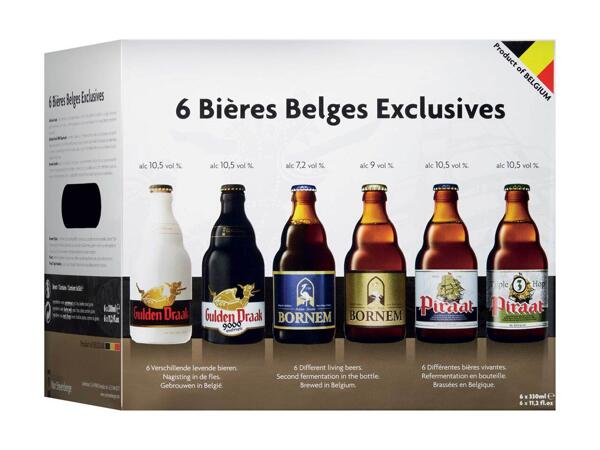 Coffret de 6 bières belges exclusives