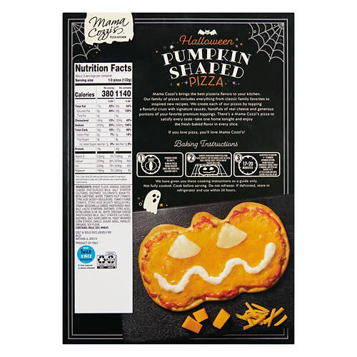 Halloween Pumpkin Shaped Cheese Pizza, 13.96 oz