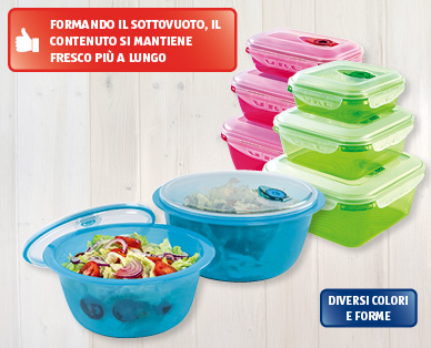 Set di contenitori salvafreschezza sottovuoto CROFTON(R)