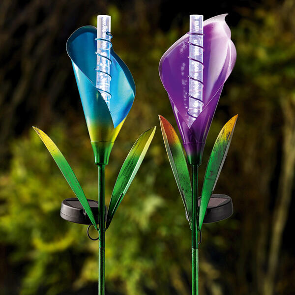 LED-Solar-Gartenstecker "Calla"