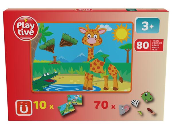Magnetic play set