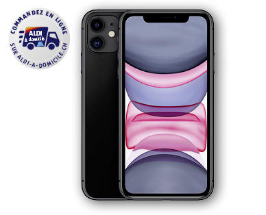 APPLE iPhone 11 64 Go, noir