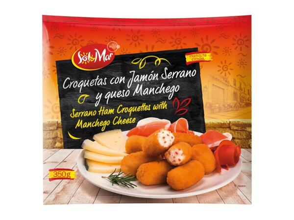 Croquettes with Serrano Ham & Manchego Cheese