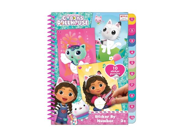 Sticker by Number/Designer Activity Book