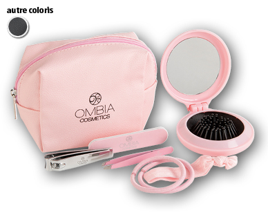 Trousse de voyage avec accessoires, 7 pièces OMBIA