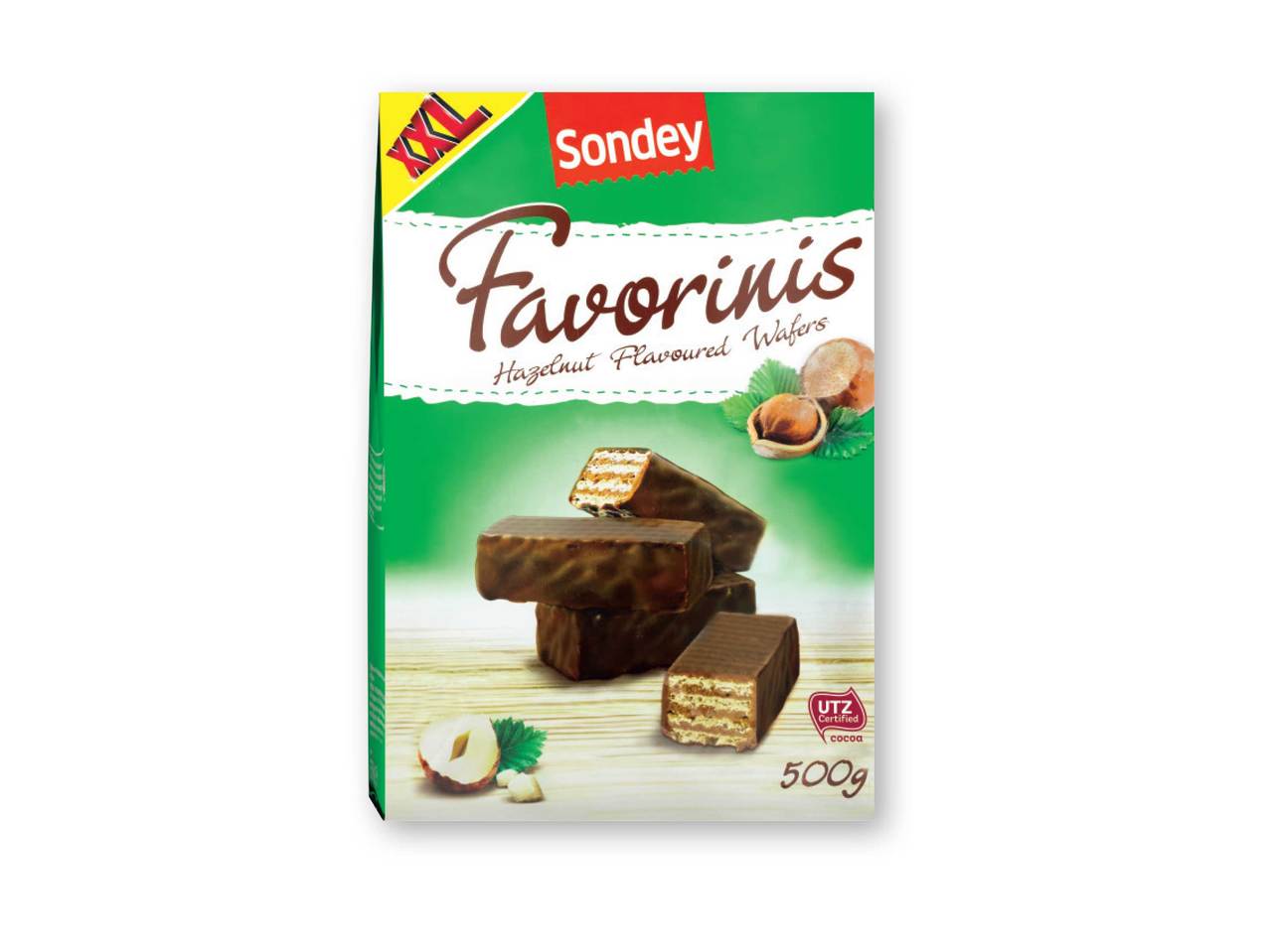 SONDEY Hazelnut Flavoured Wafers