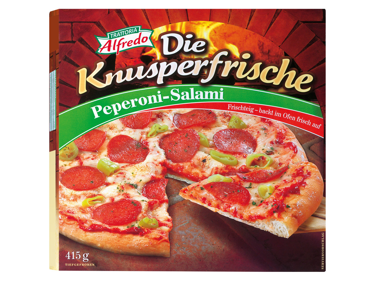 TRATTORIA ALFREDO Rohteigpizza Knusperfrisch