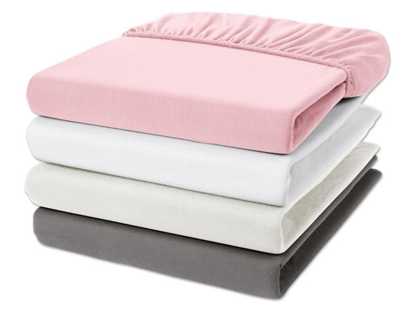 MERADISO(R)PURE COLLECTION Jersey-Spannleintuch, ca. 140-160 x 200 cm