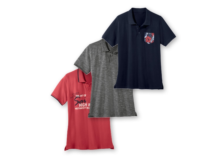 LIVERGY Men's Piqué Polo Shirt