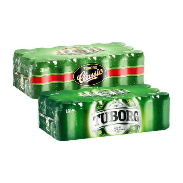TUBORG Grøn eller Classic