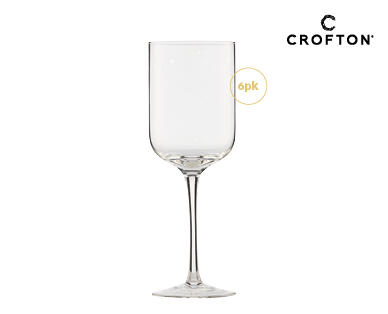 Champagne or Wine Glasses 6pk - Squared Edge