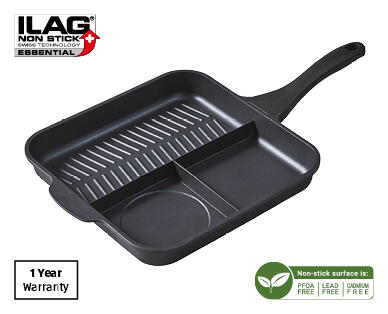 Multi-Section Cast Aluminium Frypan