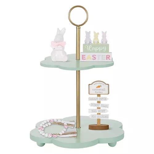 Spring Tiered Tray - Flower Shape