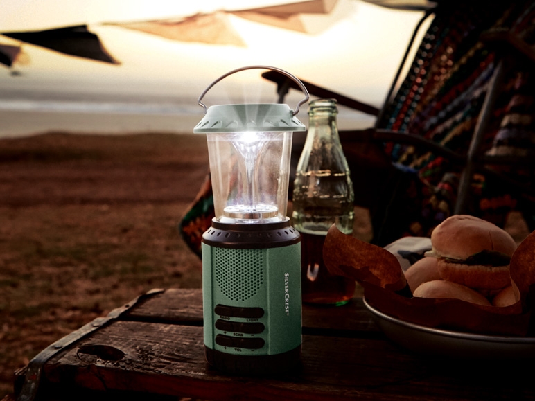 SILVERCREST(R) Dynamo-Camping-Radio mit Leuchte