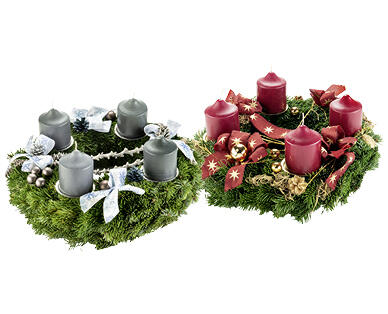 EXKLUSIVER FLORISTENADVENTSKRANZ