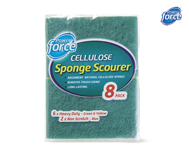 MICROFIBRE CLOTHS 12PK OR CELLULOSE SPONGES 8PK