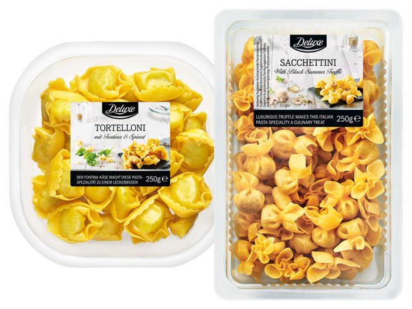 DELUXE Frische gefüllte Eierteigwaren