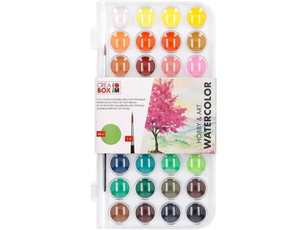 Watercolour Paint Set or Soft Oil Pastel Chalks