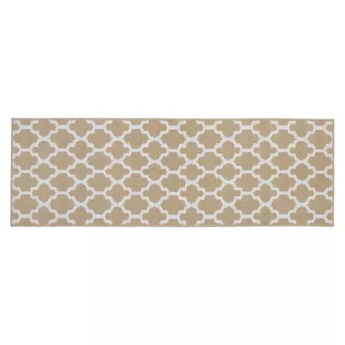 2' x 6 ' Utility Runner - Beige Medallion