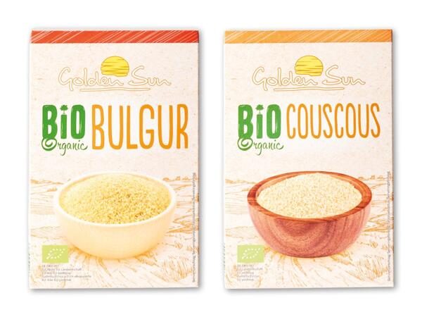 GOLDEN SUN Økologisk couscous eller bulgur