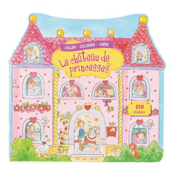 Livre de coloriage et d'autocollants