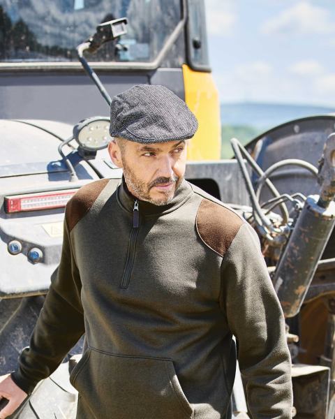 Herringbone Flat Cap