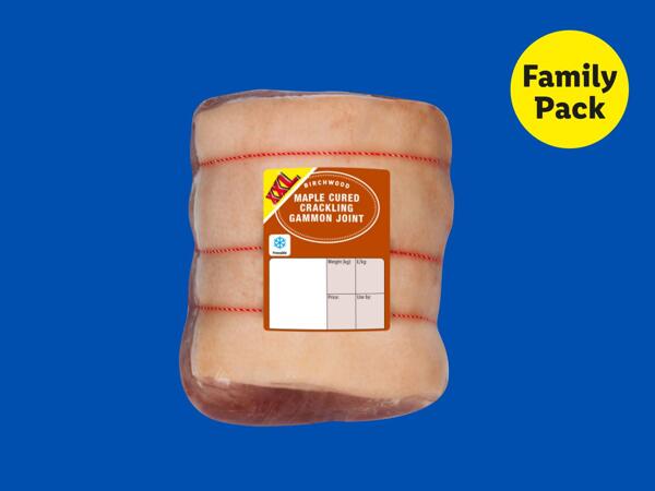 Birchwood Maple Cured Crackling Gammon Joint
