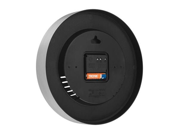Livarno Home Black Radio-Controlled Wall Clock