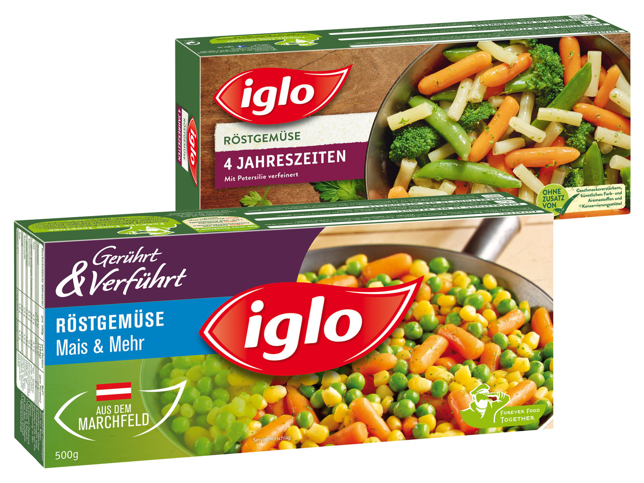 IGLO Röstgemüse/Gemüse à la Crème