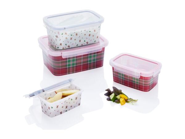 Livarno Home Food Storage Container Set - Set of 4