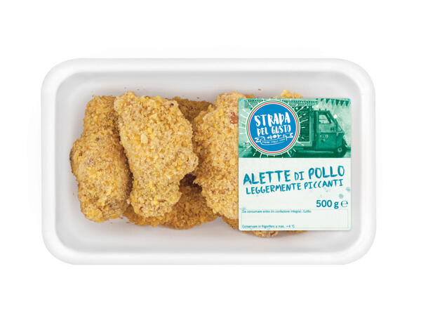 Lightly Spiced Breaded Chicken Wings