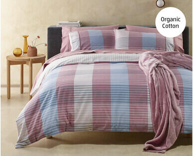 Organic Cotton Flannelette Quilt Cover Set – Queen Size