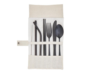 Stainless Steel Reusable Cutlery 7 Piece Set