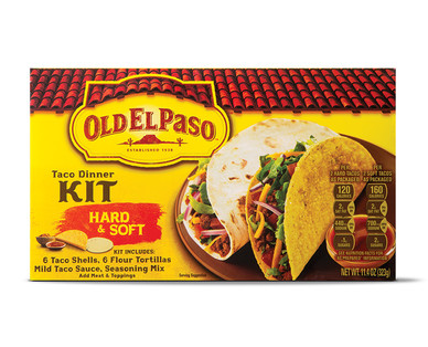 Old El Paso Hard & Soft or Stand N Stuff Taco Dinner Kits