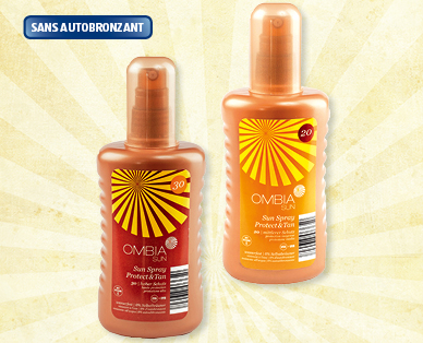 Spray solaire "Protect & Tan" OMBIA SUN