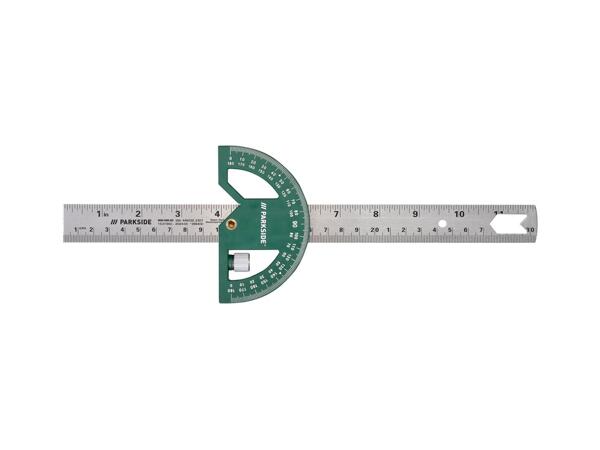 Combination square, mitre saw protractor, angle measurer or multi- purpose angle gauge