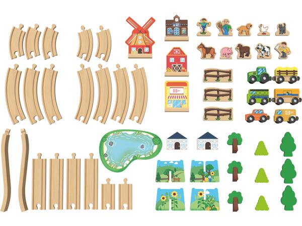 Wooden Train Set