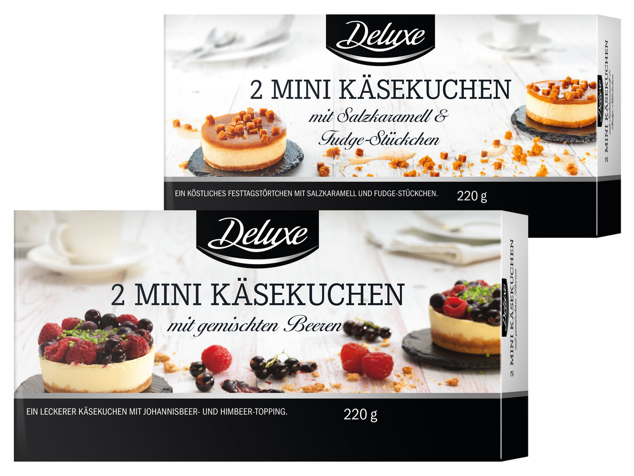 DELUXE Mini Käsekuchen, 2er