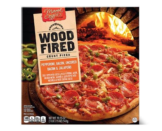 Mama Cozzi's Pizza Kitchen 
 Wood Fired Pesto or Pepperoni Pizza